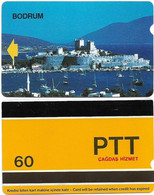 Turkey - Alcatel - PTT - 2nd Series (9mm) 1991-1992, S-05 - Bodrum, 60U, Used - Türkei