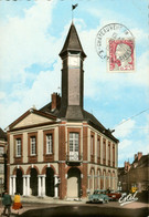 CP-28-CHATEAUNEUF-en-THYMERAIS - Hôtel De Ville- Oblitération Chateauneuf En T. 1964_ AMI 6 Citroën - Châteauneuf