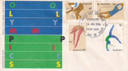 Australia 1976 Sport Cover Olympic Games - Cartas & Documentos