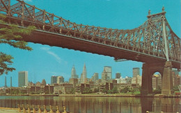 1 AK USA / New York * Die Queensboro Bridge - Eine Zweistöckige Straßenbrücke über Den East River In New York City * - Bridges & Tunnels