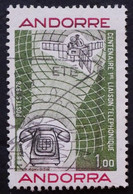 ANDORRE FR 1976 N°252 Oblitéré - 1F CENT. 1ERE LIAISON TELEPHONIQUE - USED - Usados