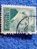 TÜRKİYE- 1942-     16K  PRESİDENT İNÖNÜ DAMGALI - Used Stamps