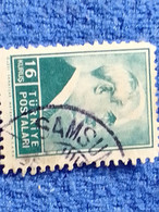 TÜRKİYE- 1942-     16K  PRESİDENT İNÖNÜ DAMGALI - Used Stamps