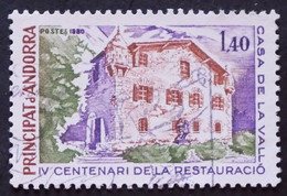 ANDORRE FR 1980 N°289 Oblitéré - 1,40f Restauration La Maison Des Vallées - USED - Used Stamps