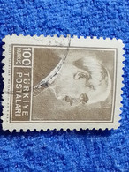 TÜRKİYE- 1942-     100 KURUŞ   PRESİDENT İNÖNÜ DAMGALI - Used Stamps