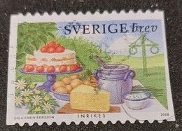 SCHWEDEN SUÈDESWEDEN SUECIA SVERIGE 2008 SVERIGE SUECIA SWEDEN SUMMER GASTRONOMY USED MI 2646 SN 2591A YT 2628 SG 2561 - Used Stamps