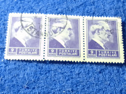 TÜRKİYE- 1942-     9K  PRESİDENT İNÖNÜ DAMGALI - Used Stamps