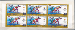 Latvia, Mi 565 ** MNH, Markenheft, Booklet / Winter Olympics, Salt Lake City, Biathlon - Invierno 2002: Salt Lake City