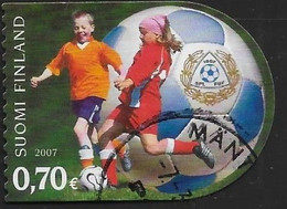 SUOMI FINLAND 2007 CENT FOOTBALL ASSOCIATION OF FINLAND USED MI 1840 SN 1283 YT 1803 SG 1861 - Gebruikt