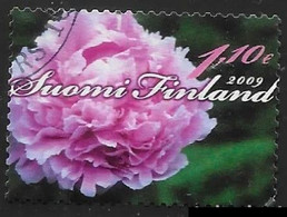 SUOMI FINLAND 2009 PEONY USED MI 1958 SN 1328 YT 1918 SG 1948 - Gebruikt