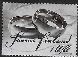 SUOMI FINLAND 2012 WEDDING STAMP USED MI 2165 SN 1402 YT 2142 SG 2098 - Gebruikt