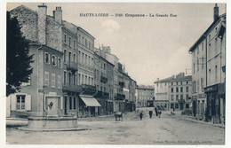 CPA - CRAPONNE (Haute Loire) - La Grande Rue - Craponne Sur Arzon