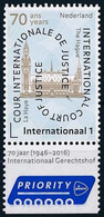 Nederland 2016 Dienst 64 Postfris/MNH Cour Internationale De Justice, Service Stamps - Dienstzegels