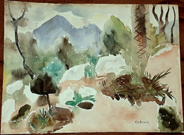 Futurismo -Vittorio Corona (1901-1966) - Palermo 1935 - Watercolours