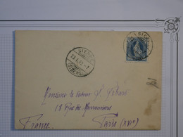 BM7 SUISSE  LETTRE RR 23 01 1902 CHATEAU BELLEVUE SIERRE A PARIS FRANCE TEXTE PERE BOTANISTE+AFFRANCH. PLAISANT++++ - Covers & Documents