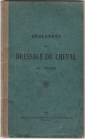 DRESSAGE DU CHEVAL DE TROUPE   REGLEMENT  Plus Lettre - Right