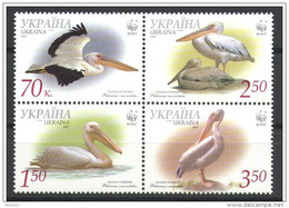 LOTE 1233  ///  (C075)   UCRANIA 2007   YVERT Nº: 822/825 **MNH   //  CATALOG. 2012/COTE: 6€ - Pellicani