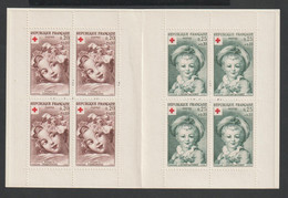 CARNET CROIX ROUGE - N°2011 - 4 Timbres De Chaque (1366 Et 1367) -  1962 - Neuf Sans Charnière - ** - Croix Rouge