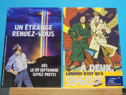 2 Cartes  Postales  Blake Et Mortimer  Jacobs - Blake Et Mortimer