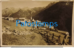 199753 SWITZERLAND GUARDA UNTERENGADIN VIEW PARTIAL CIRCULATED TO ARGENTINA POSTAL POSTCARD - Guarda