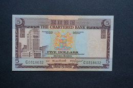 (M) 1970-75 HONG KONG OLD ISSUE - THE CHARTERED BANK 5 DOLLARS #C0318632 - Hong Kong