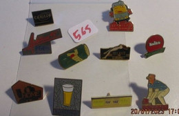 SUPER AFFAIRE A PRIX CASSE !!! LOT 565 : Lot De 10 Pin's TOUS DIFFERENTS En Très Bon état Mais SANS Les Attaches - Lots