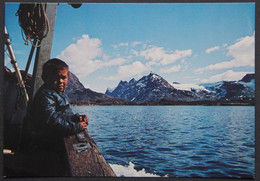 Greenland  Cards  SAILING TOWARDS THE GREENLAND COAST( Lot  638 ) - Grönland