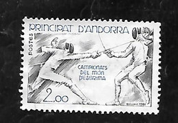 TIMBRE OBLITERE D'ANDORRE DE 1981 N° YVERT 296 - Gebraucht