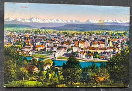 Aarau Ortsansicht Colorierte AK - Aarau