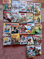 Carton Avec Un Lot Important De  116 Bandes Dessinées Neuves Des Années 1970 - - Paquete De Libros