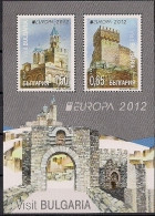 2012 BULGARIA / BULGARIEN  Mi. Bl. 354 **MNH Europa Besuche - 2012