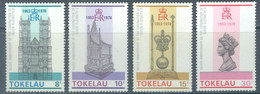 TOKELAU  - 1978 -  MNH/*** LUXE -  25th ANNIVERSARY ELIZABETH II CORONATION MiNr 54-57 Yv 61-64 - Lot 25655 - Tokelau