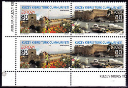 Europa Cept - 2012 - Turkish Cyprus, Zypren - Block Of 4 Set With Corner (Visit) ** MNH - 2012