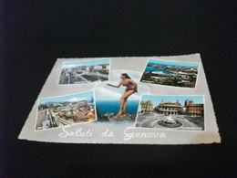 Saluti Da GENOVA  Vedutine PIN UP DONNA GIOVANE IN BIKINI - Saluti Da.../ Gruss Aus...