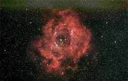 CPSM San Diego-Palomar Observatory-Rosettle Nebula In Monoceros   L2013 - San Diego