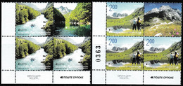 Europa Cept - 2012 - Bosnia, Serbia Post - Block Of 4 Set With Corner (Visit) ** MNH - 2012