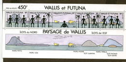Wallis Et Futuna ** Bloc - 6 - Vues Des Iles - Blokken & Velletjes