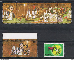 AUSTRALIA:  1970  COMMEMORATIVES  -  2  KOMPLET  TEST  UNUSED  STAMPS  -  YV/TELL. 406/12 - Mint Stamps