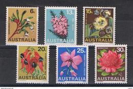 AUSTRALIA:  1968  ORDINARY SERIES  -  KOMPLET  SET  6  UNUSED  STAMPS  -  YV/TELL. 367/72 - Mint Stamps