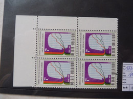 Varieté Cob  Belgique 1731 V1  Mnh Neuf ** /  Varieteit Belgie Perfect Parfait  Bloc De 4 - Other & Unclassified