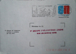 H 13  Lettre Groupe Hélicopteres - Correo Aéreo Militar