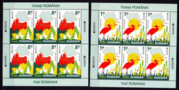 Europa Cept - 2012 - Romania, Rumenien - 2.Mini S/Sheet - Type-A+B (Visit) ** MNH - 2012