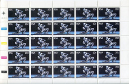 Südafrika South Africa Mi# 583-4 Full Sheet - Postfrisch/MNH - National Theatre, Ballet Raka, Opera Aida - Nuevos