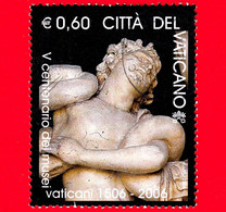 VATICANO - Usato - 2006 - 5º Centenario Dei Musei Vaticani - Laocoonte E I Suoi Figli (particolare) - 0,60 - Oblitérés
