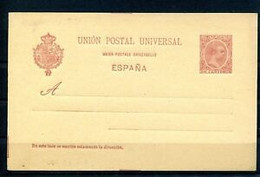 1892.ESPAÑA.ENTERO POSTAL.EDIFIL 31ACB.NUEVO.VARIEDAD CATALOGO 49€ - 1850-1931