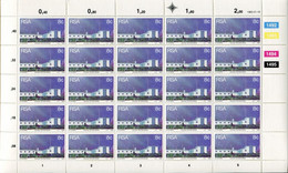 Südafrika South Africa Mi# 626-9 Full Sheet - Postfrisch/MNH - Weather Staitons, Antarctica, SANAE - Nuevos