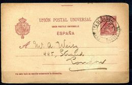 1892.ESPAÑA.ENTERO POSTAL.EDIFIL 31B(o).USADO. - 1850-1931