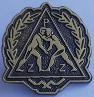 PZZ Poland Wrestling Federation Union Association PIN A7/7 - Ringen