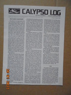 Cousteau Society Bulletin Et Affiche En Anglais : Calypso Log, Volume 3, Number 1 (January - February 1976) - Nautra