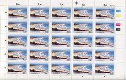 Südafrika South Africa Mi# 638-1 Full Sheet - Postfrisch/MNH - Tourism, Beaches - Nuevos